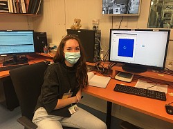 Chloé (Lesterlin lab) at BM29 ESRF-2021