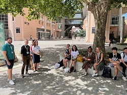 Enjoying the sun at the SFBBM congress