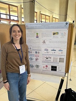 Poster presentation by Chloé at the 2023 Integrative Structural Biology Congress (BSI) in Marseille