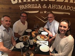 Traditional parrilla with Juan Uglade and Diego Comerci ! wonderful